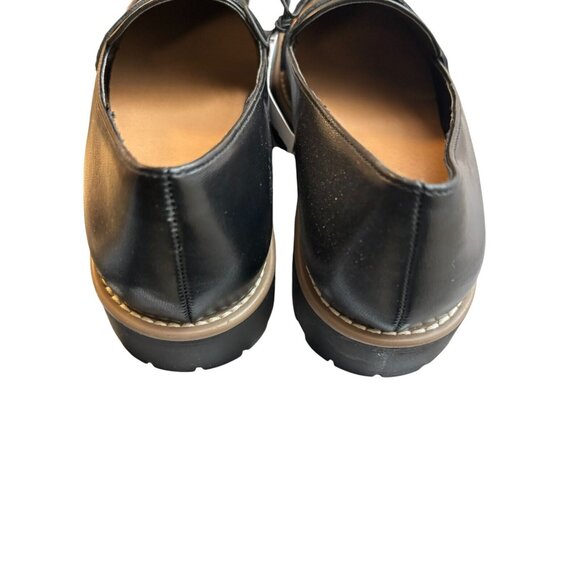 DV by Dolce Vita Size 8.5 Lug Loafers Slip-On Black - Picture 3 of 7